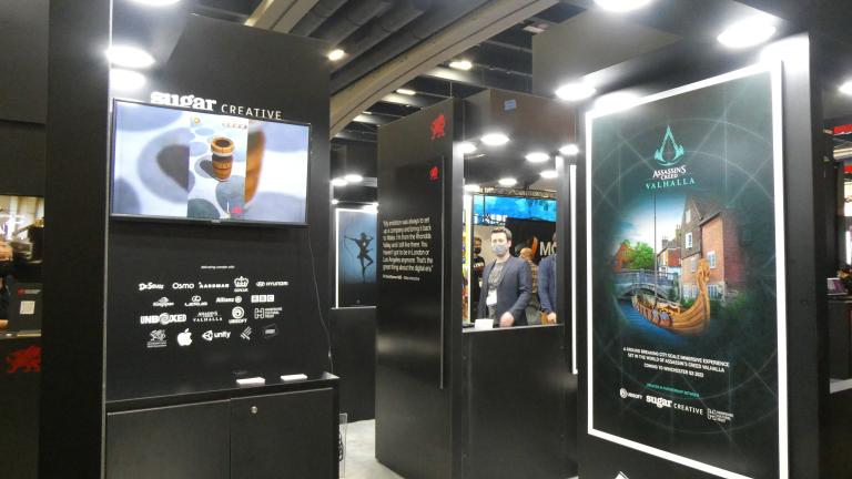 The Wales exhibition stand at GDC